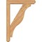 Ekena Millwork Funston Craftsman Smooth Bracket w/ Offset Brace, Western Red Cedar, 5 1/2"W x 28"D x 40"H BKT0604X28X40FST04SWR - alternate 3